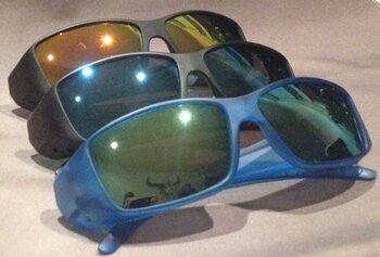 Nieuwste trend - Mirror coated overzet zonnebrillen